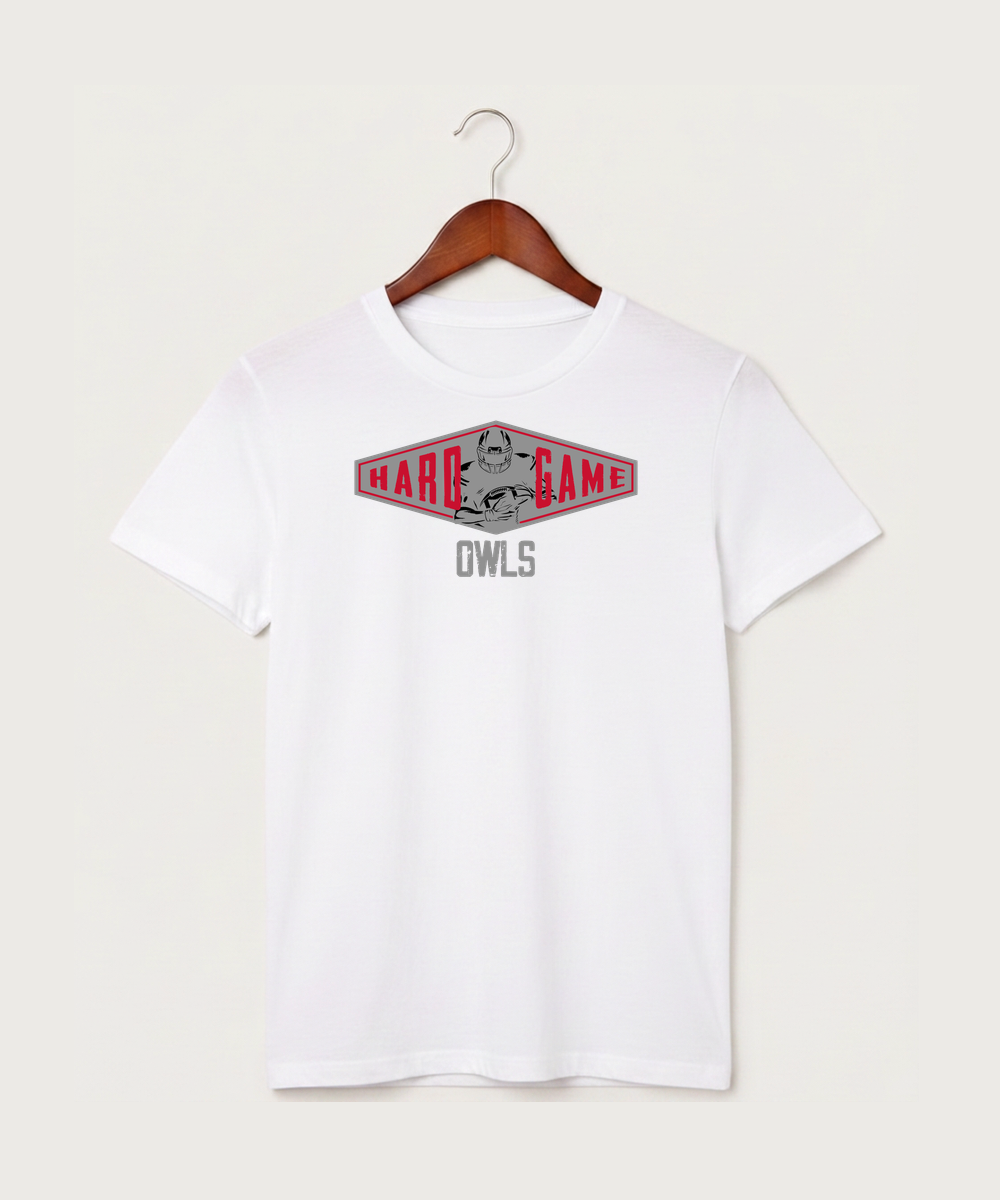 Hancock High School Football (Boys) - White T-Shirt - Full Front