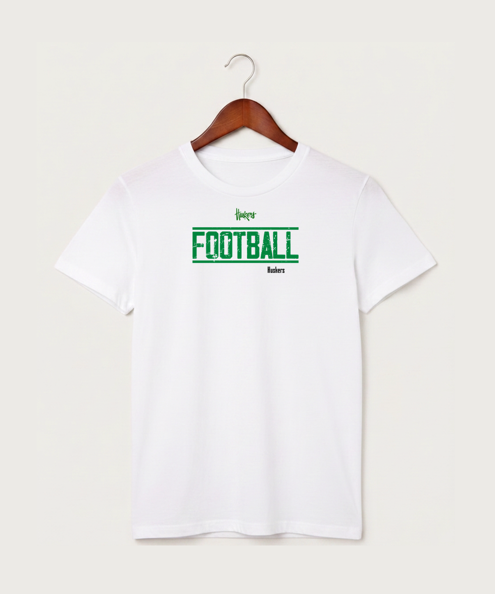 Holdingford High School Football (Boys) - White T-Shirt - Full Front