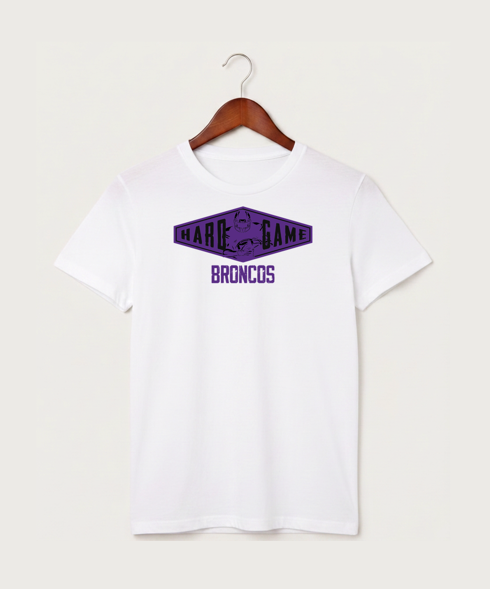 International Falls High School Football (Boys) - White T-Shirt - Full Front
