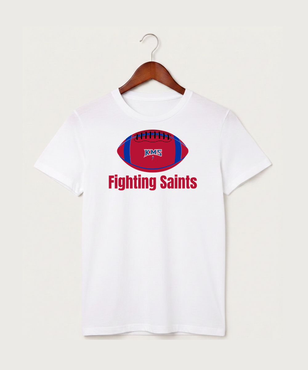 Kerkhoven-Murdock-Sunburg High School Football (Boys) - White T-Shirt - Full Front