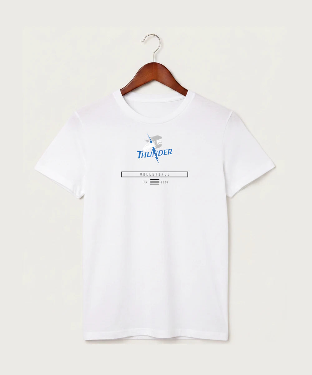 Long Prairie Grey Eagle High School Volleyball (Girls) - White T-Shirt - Full Front