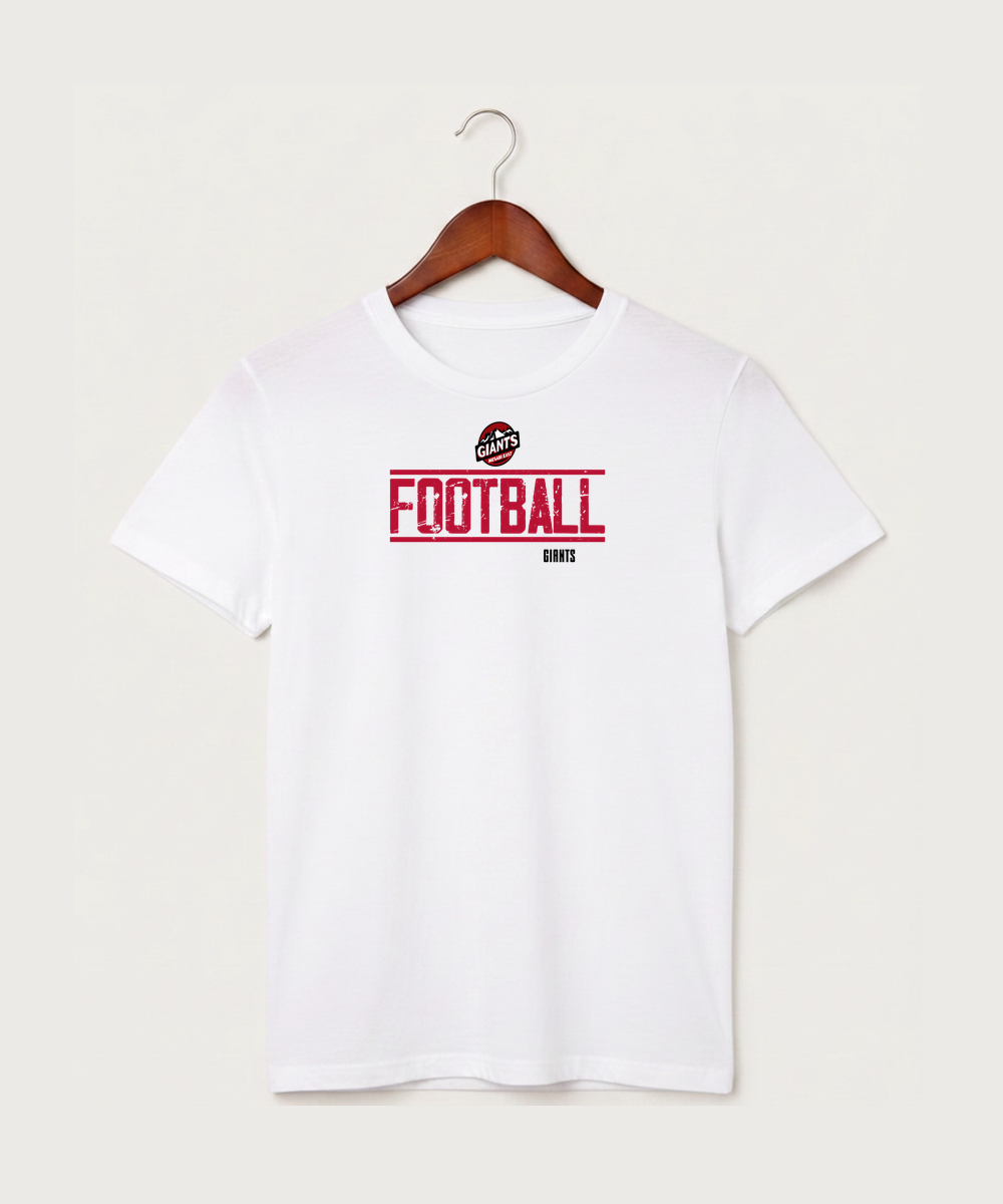 Mesabi East High School Football (Boys) - White T-Shirt - Full Front