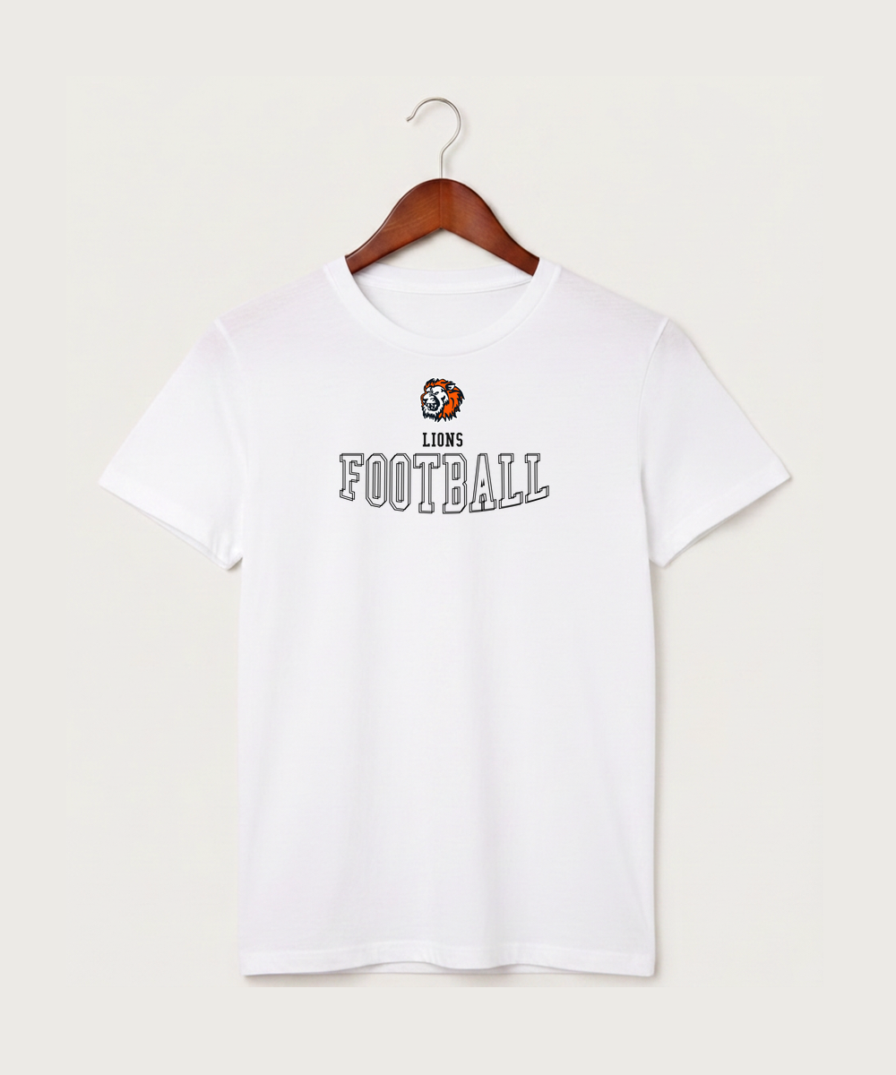 Ogilvie High School Football (Boys) - White T-Shirt - Full Front