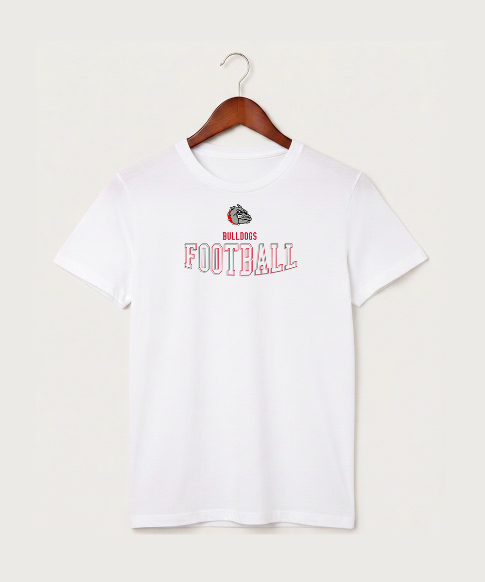 Otter Tail Central Football (Boys) - White T-Shirt - Full Front