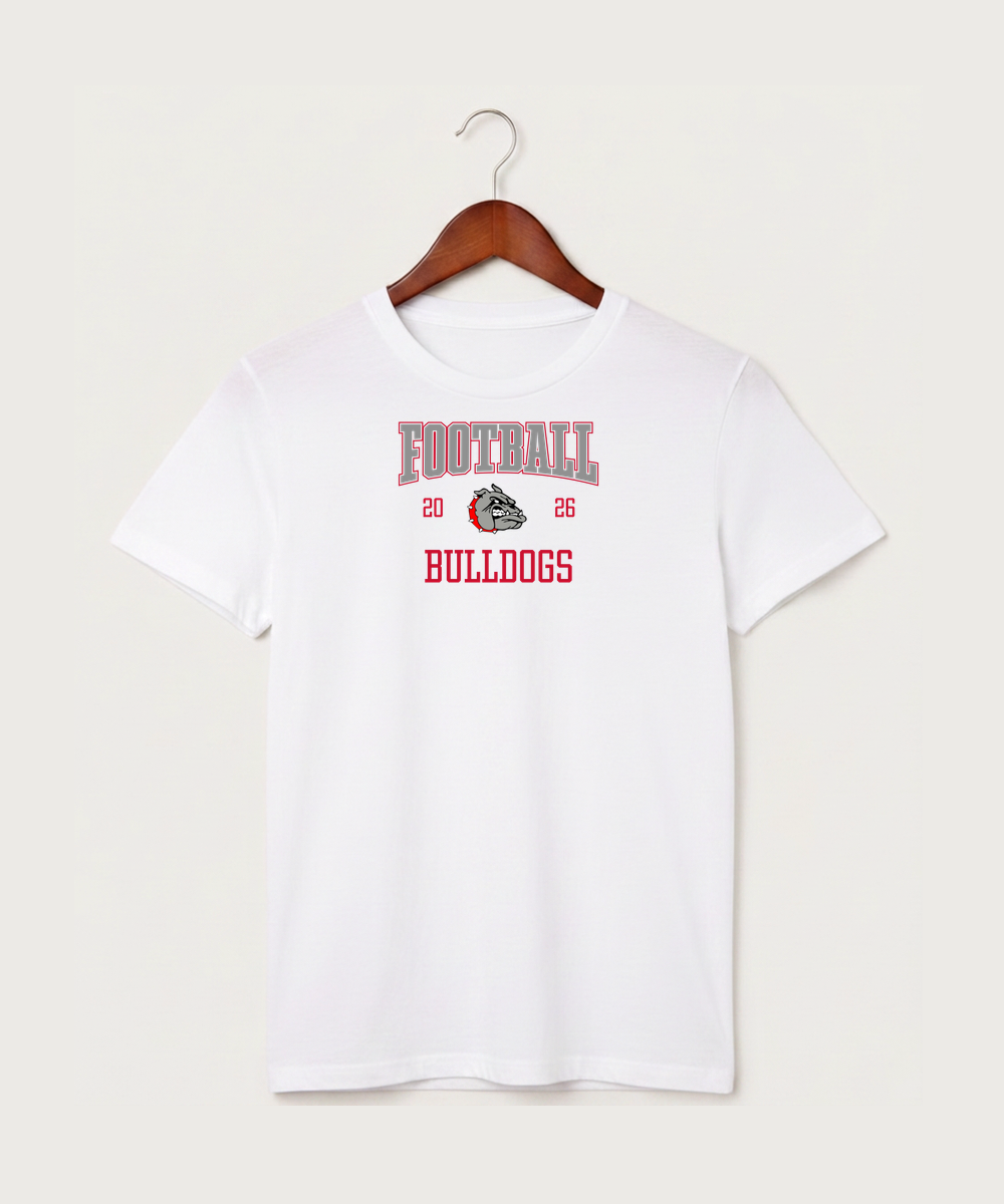 Otter Tail Central Football (Boys) - White T-Shirt - Full Front