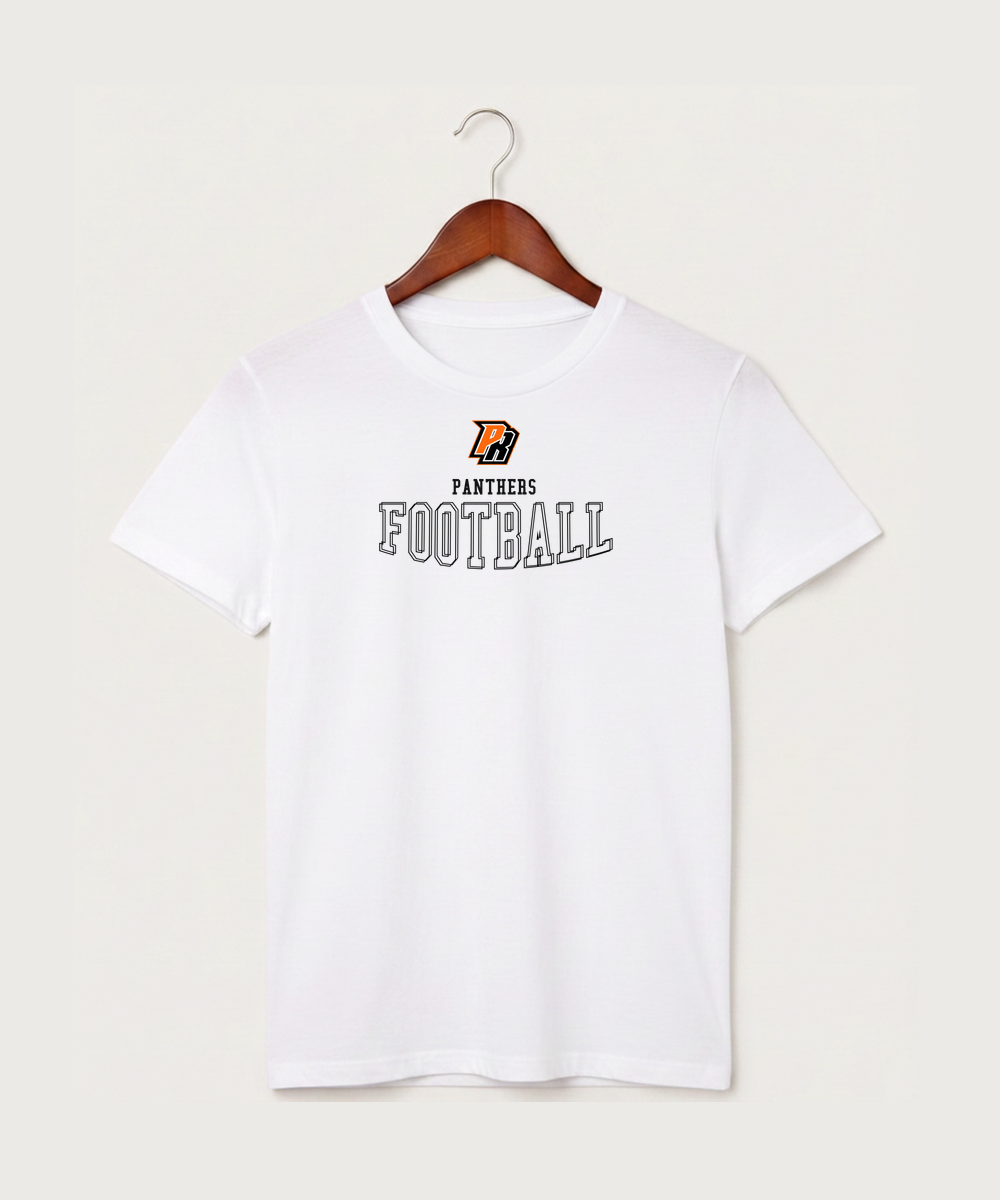 Park Rapids Area High School Football (Boys) - White T-Shirt - Full Front