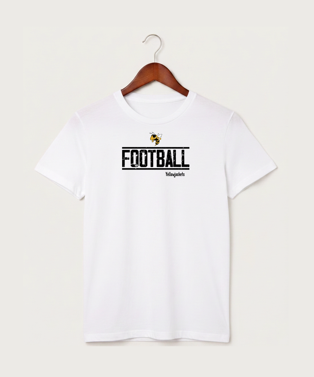 Perham High School Football (Boys) - White T-Shirt - Full Front