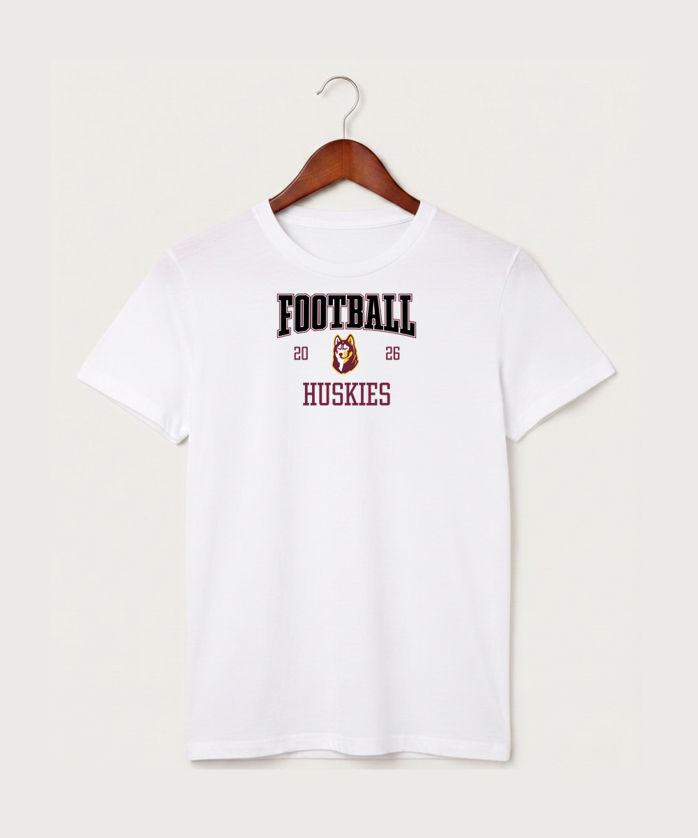 Pillager High School Football (Boys) - White T-Shirt - Full Front