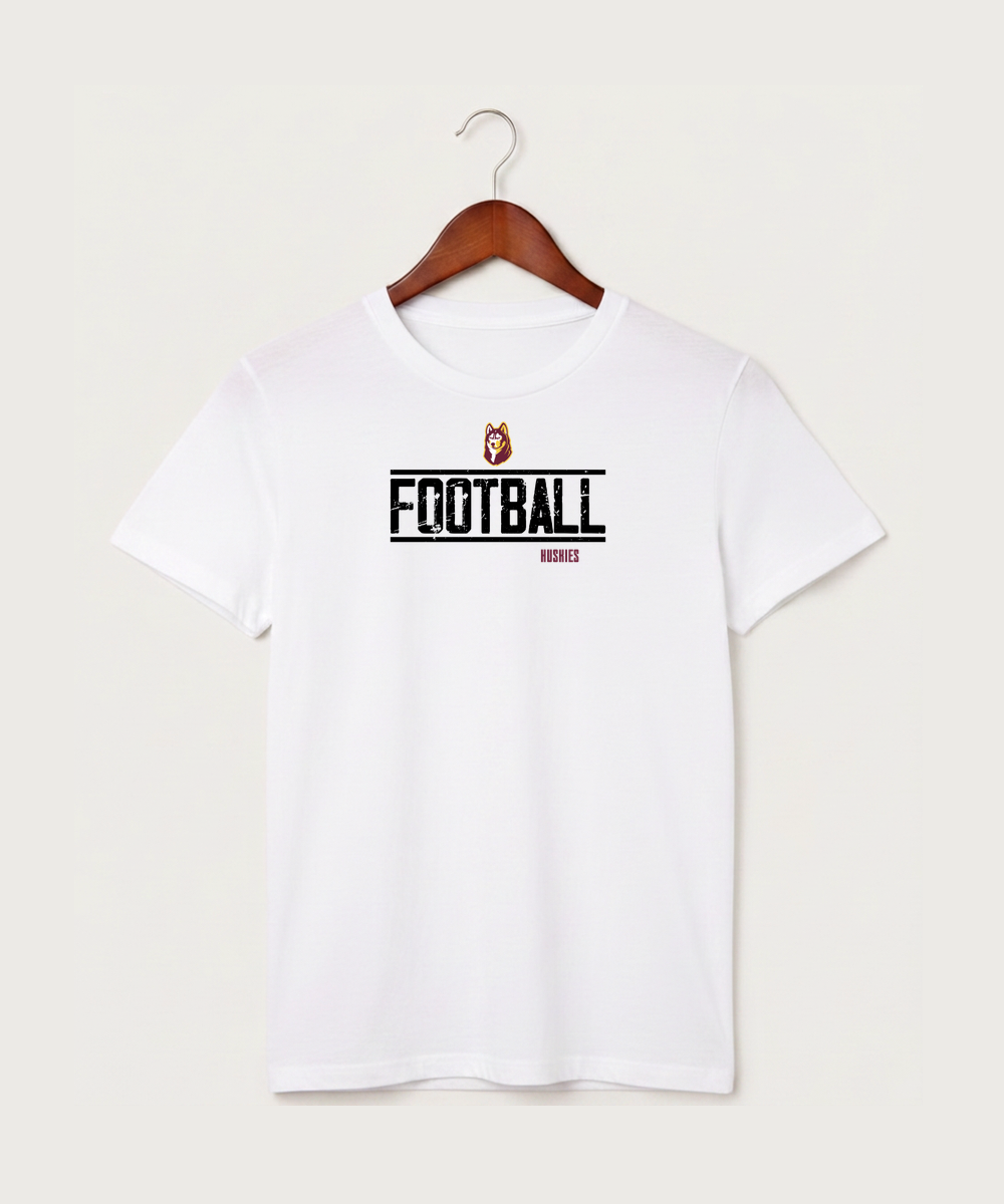 Pillager High School Football (Boys) - White T-Shirt - Full Front