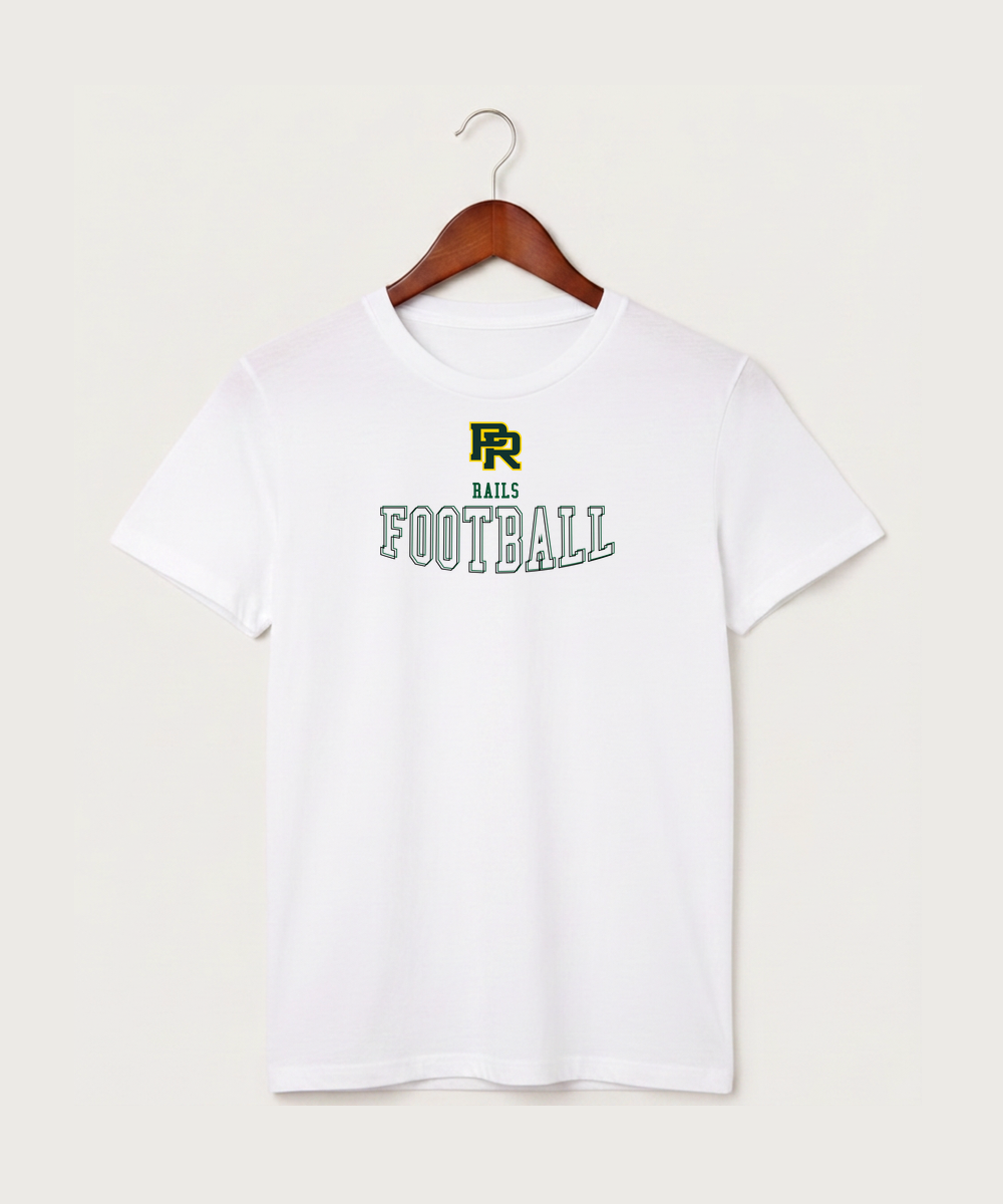 Proctor High School Football (Boys) - White T-Shirt - Full Front