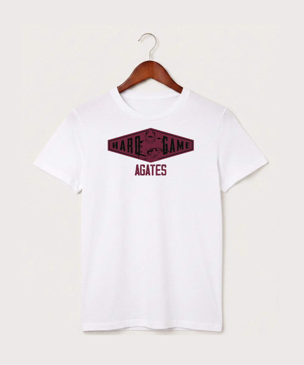 Two Harbors High School Football (Boys) - White T-Shirt - Full Front