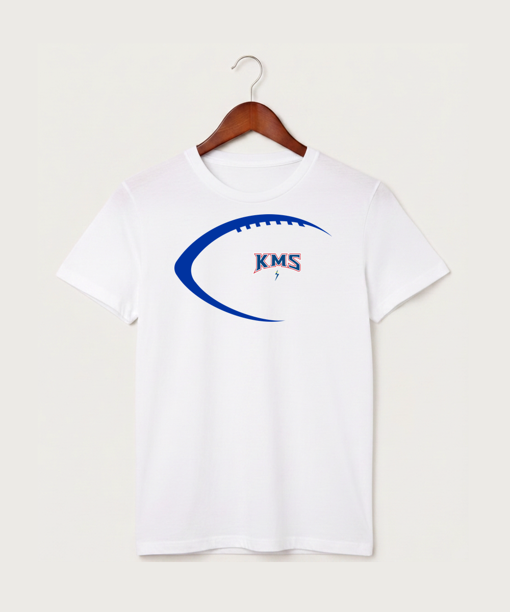 Kerkhoven-Murdock-Sunburg High School Football (Boys) - White T-Shirt - Full Front
