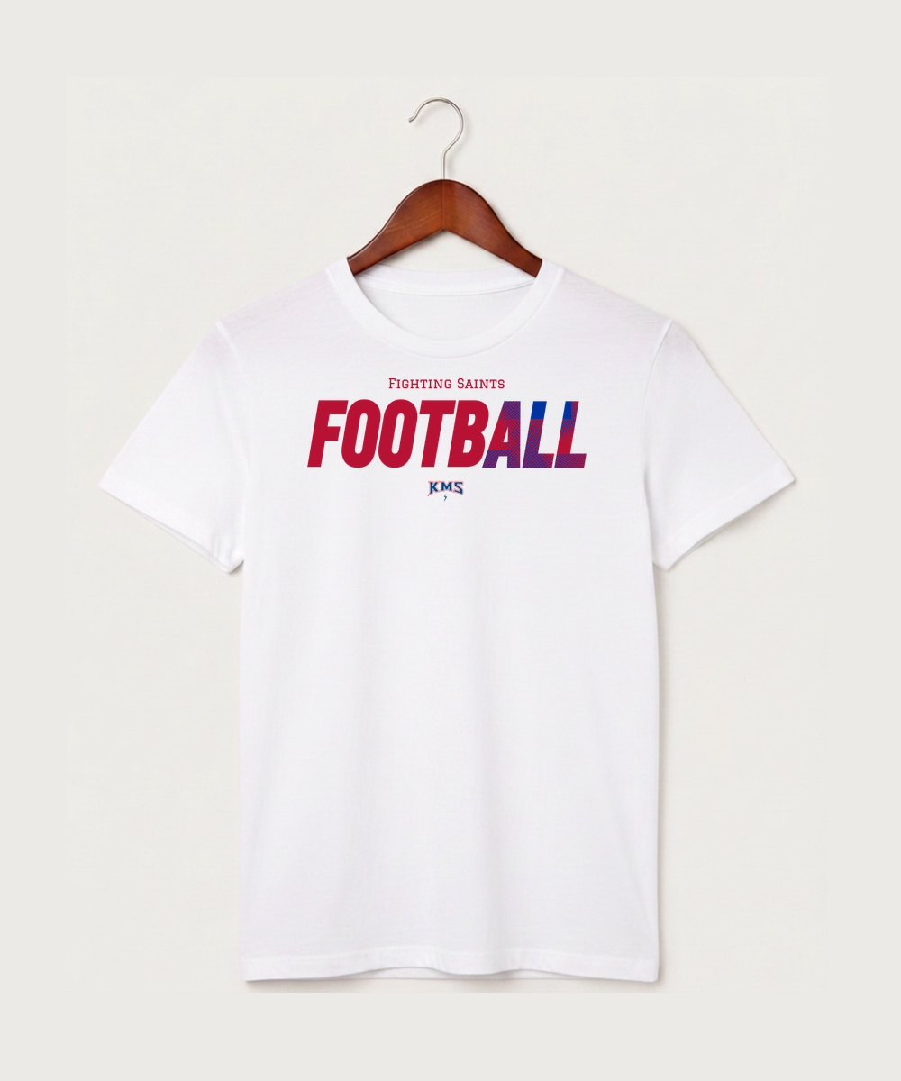 Kerkhoven-Murdock-Sunburg High School Football (Boys) - White T-Shirt - Full Front