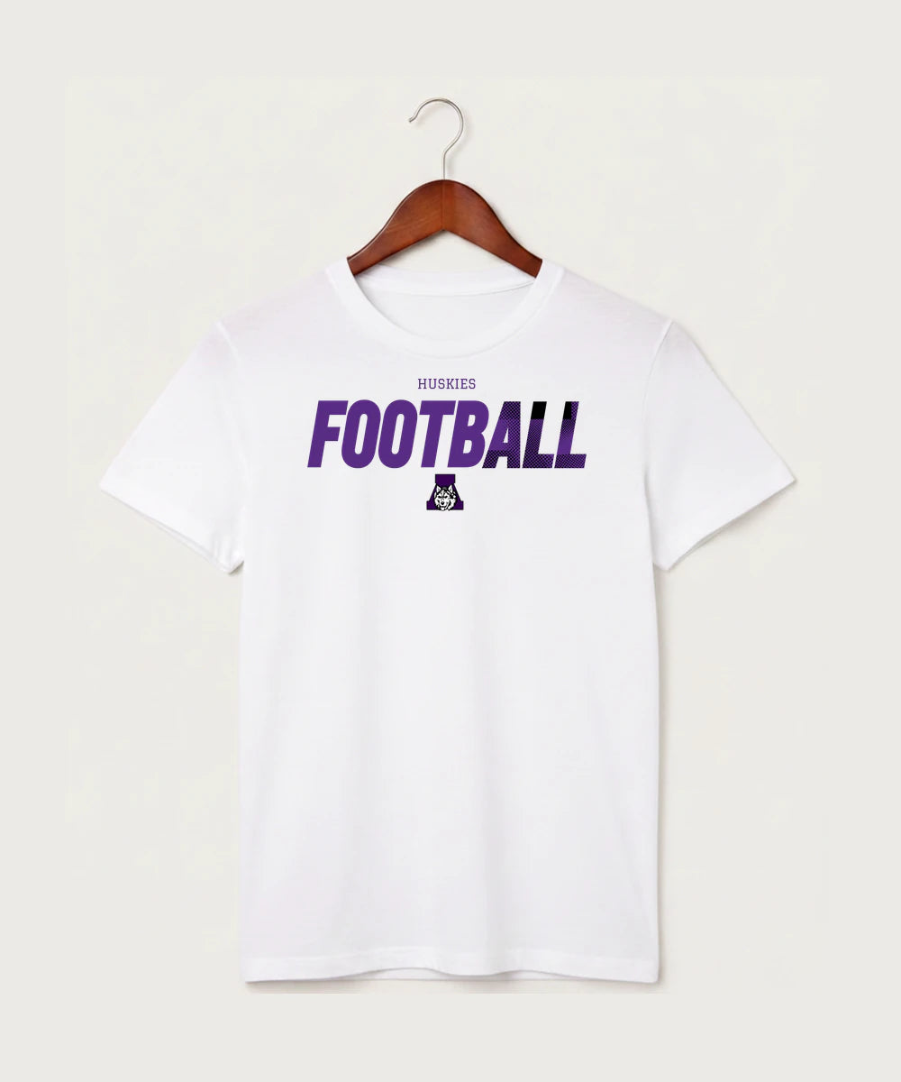 Albany High School Football (Boys) - White T-Shirt - Full Front