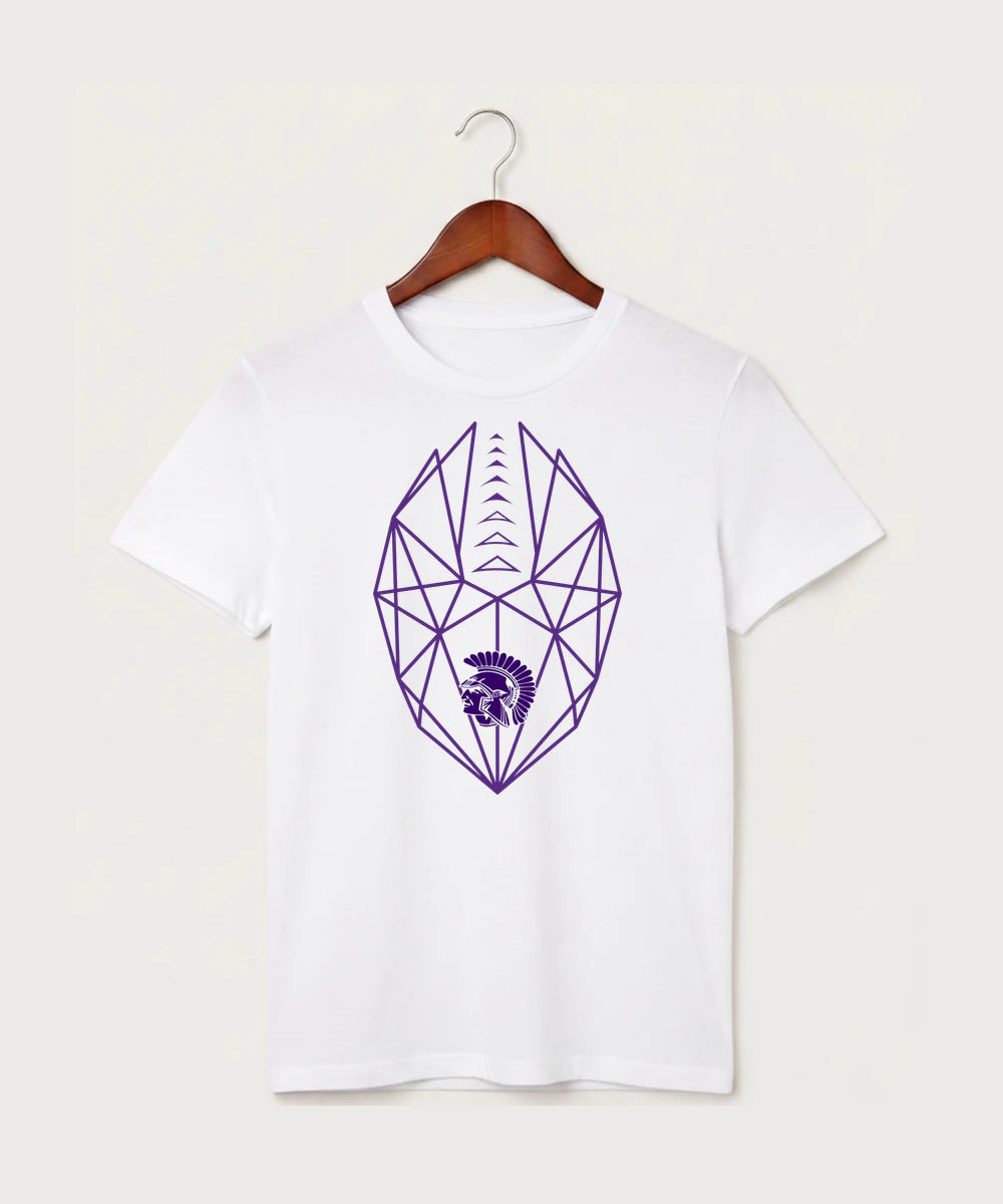 Barnesville High School Football (Boys) - White T-Shirt - Full Front