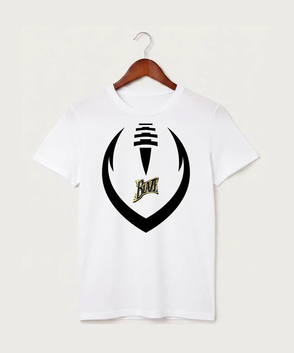 Burnsville High School Football (Boys) - White T-Shirt - Full Front