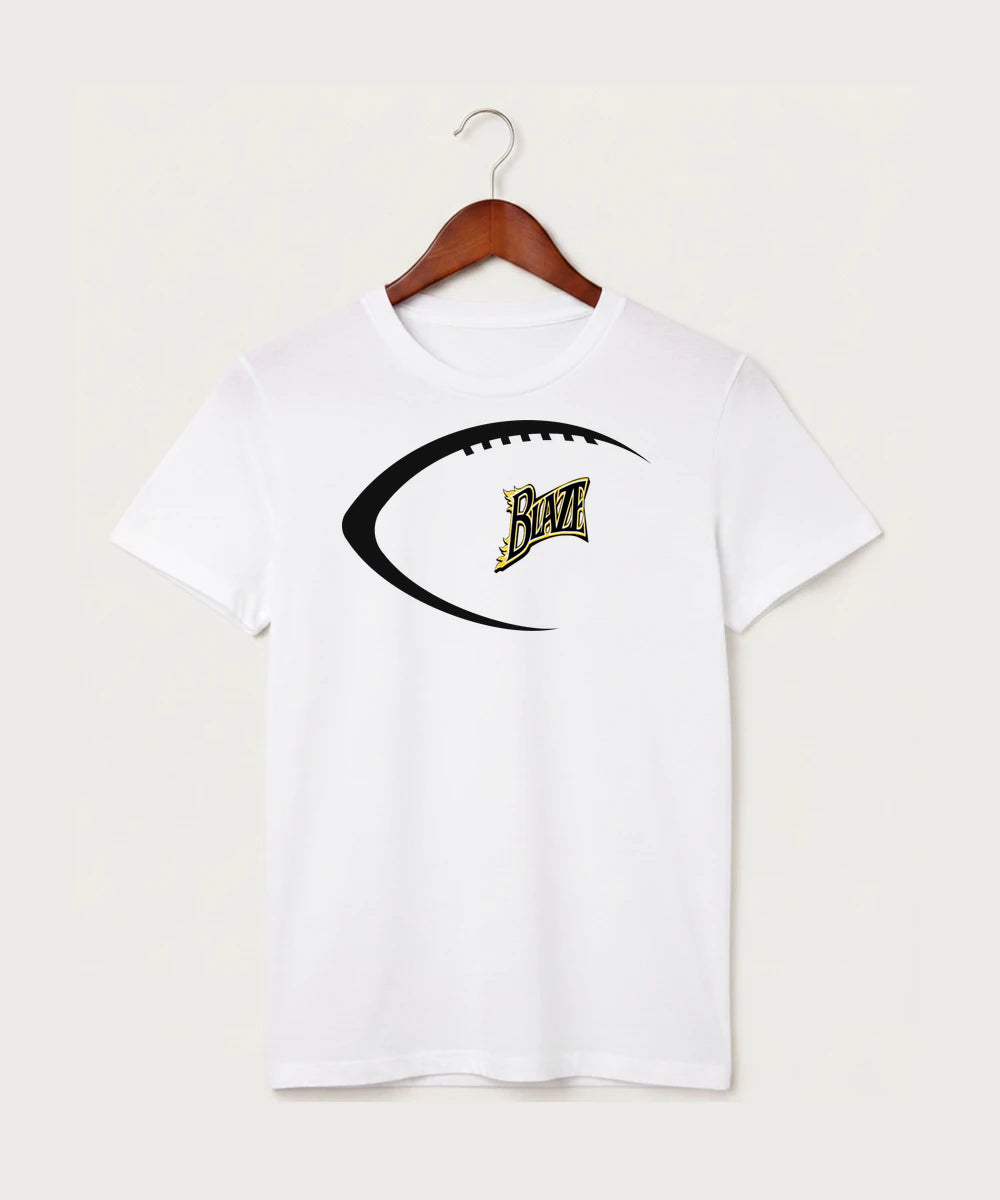 Burnsville High School Football (Boys) - White T-Shirt - Full Front