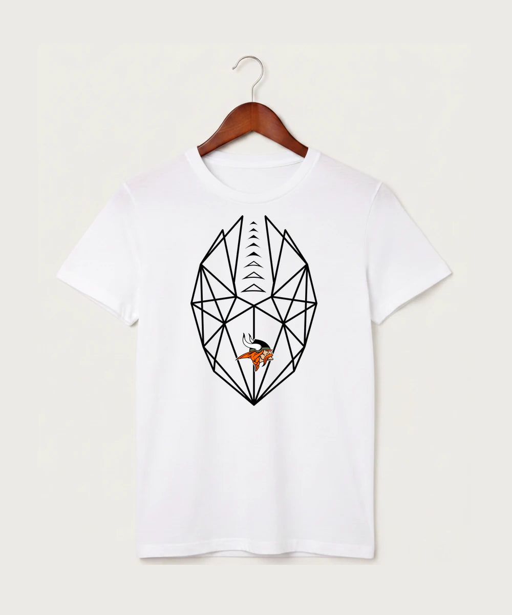 Littlefork Big Falls High School Football (Boys) - White T-Shirt - Full Front