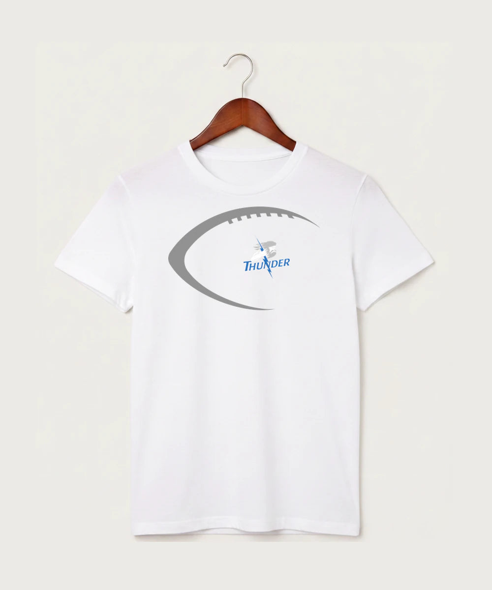Long Prairie Grey Eagle High School Football (Boys) - White T-Shirt - Full Front