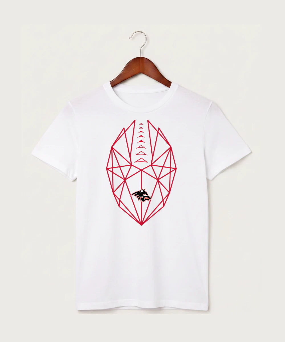 Milaca High School Football (Boys) - White T-Shirt - Full Front