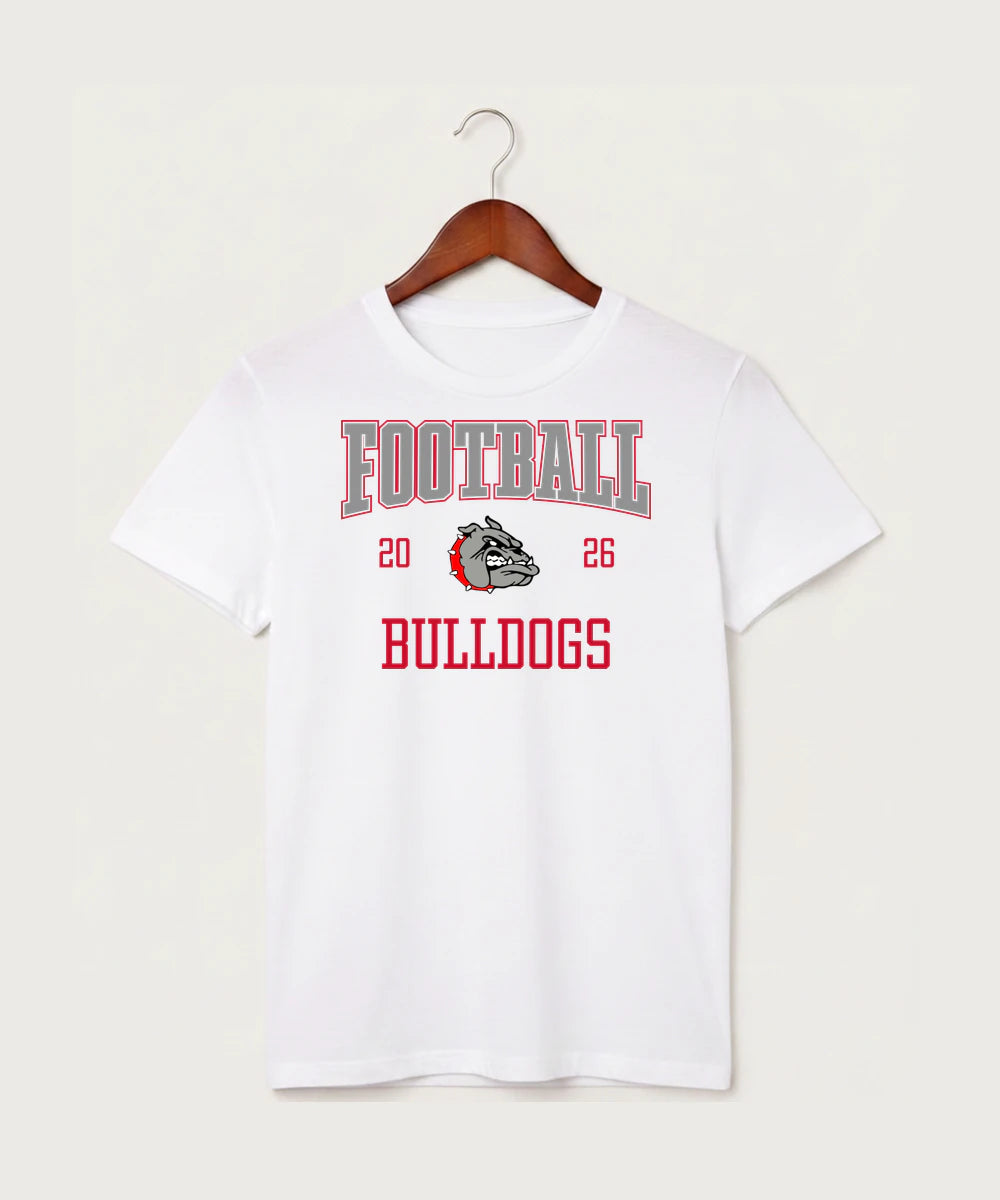 Otter Tail Central Football (Boys) - White T-Shirt - Full Front