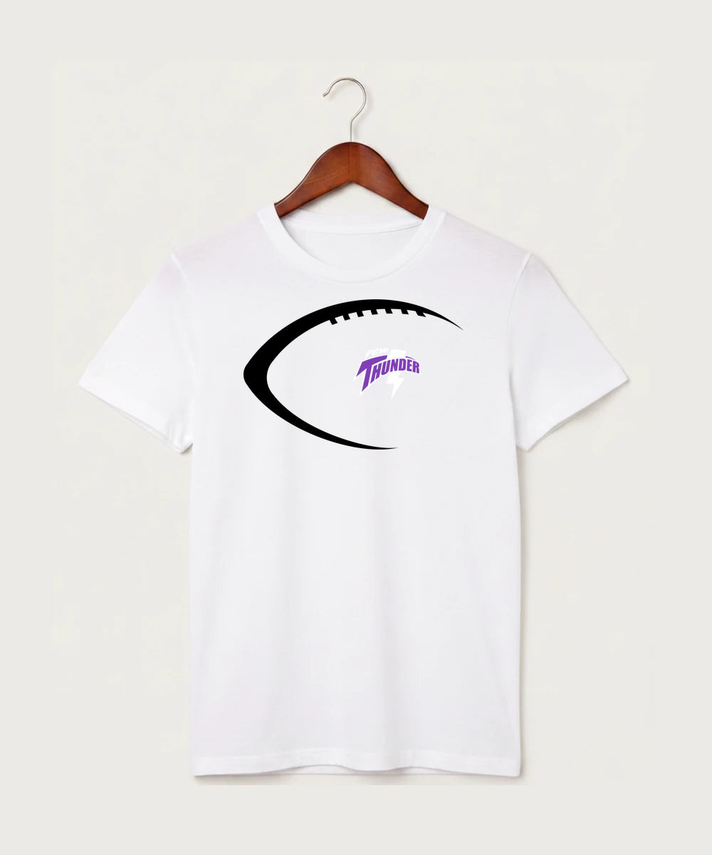 Polk County West Football (Boys) - White T-Shirt - Full Front