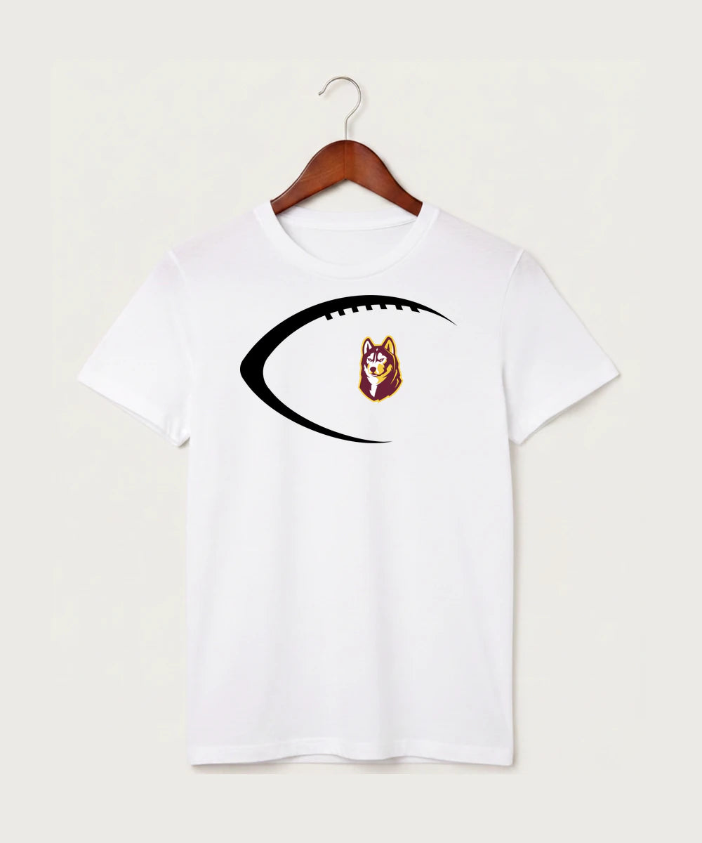 Pillager High School Football (Boys) - White T-Shirt - Full Front