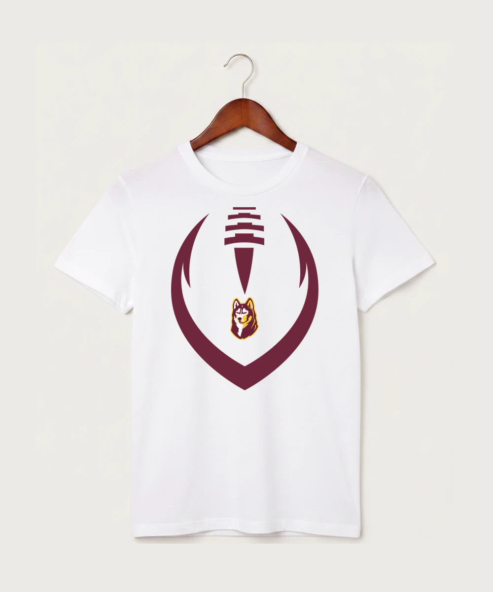 Pillager High School Football (Boys) - White T-Shirt - Full Front