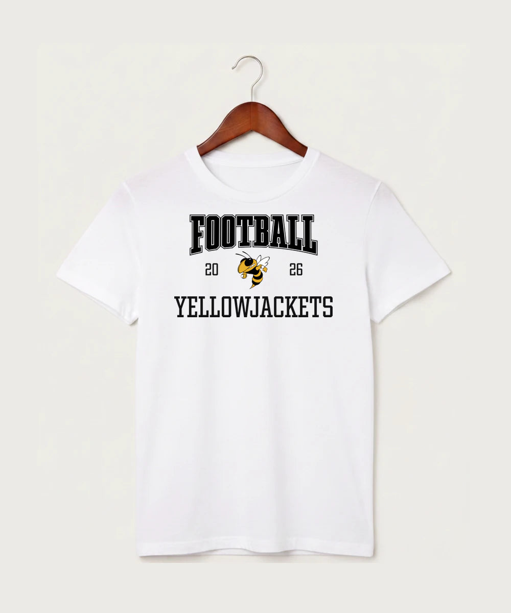Perham High School Football (Boys) - White T-Shirt - Full Front