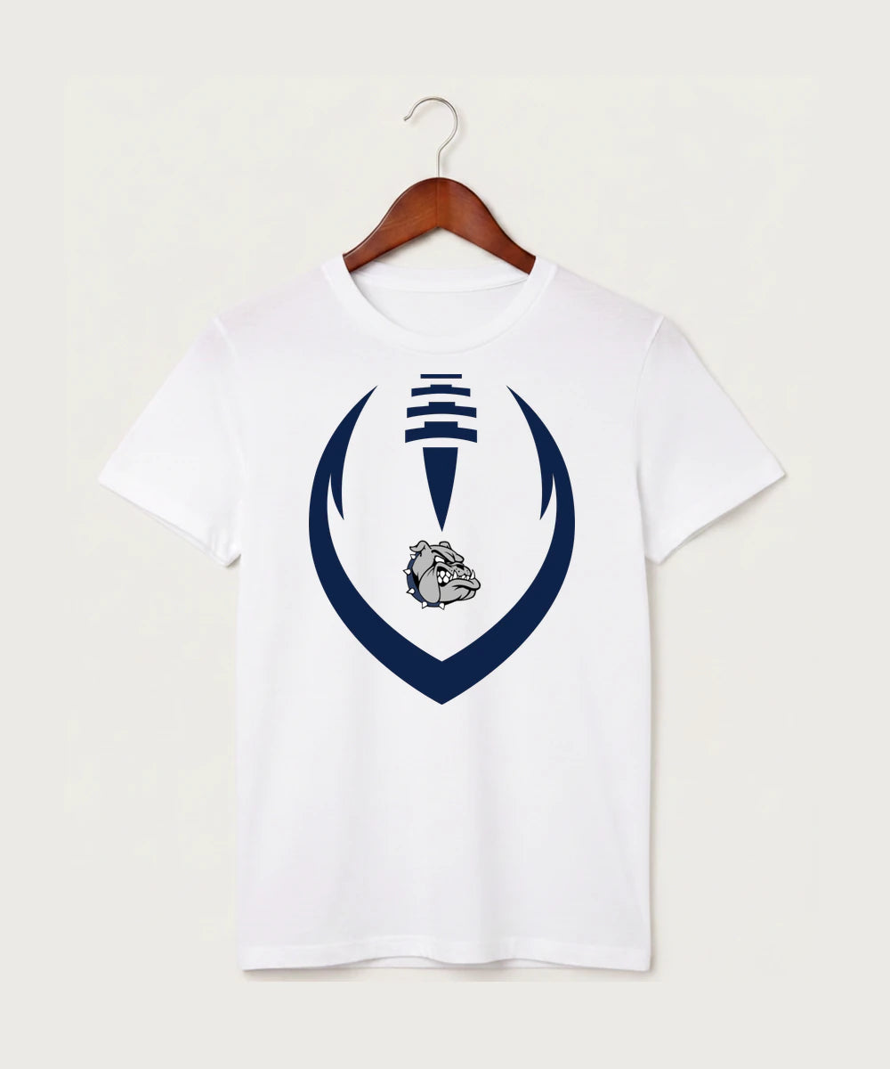 Sargent County High School Football (Boys) - White T-Shirt - Full Front