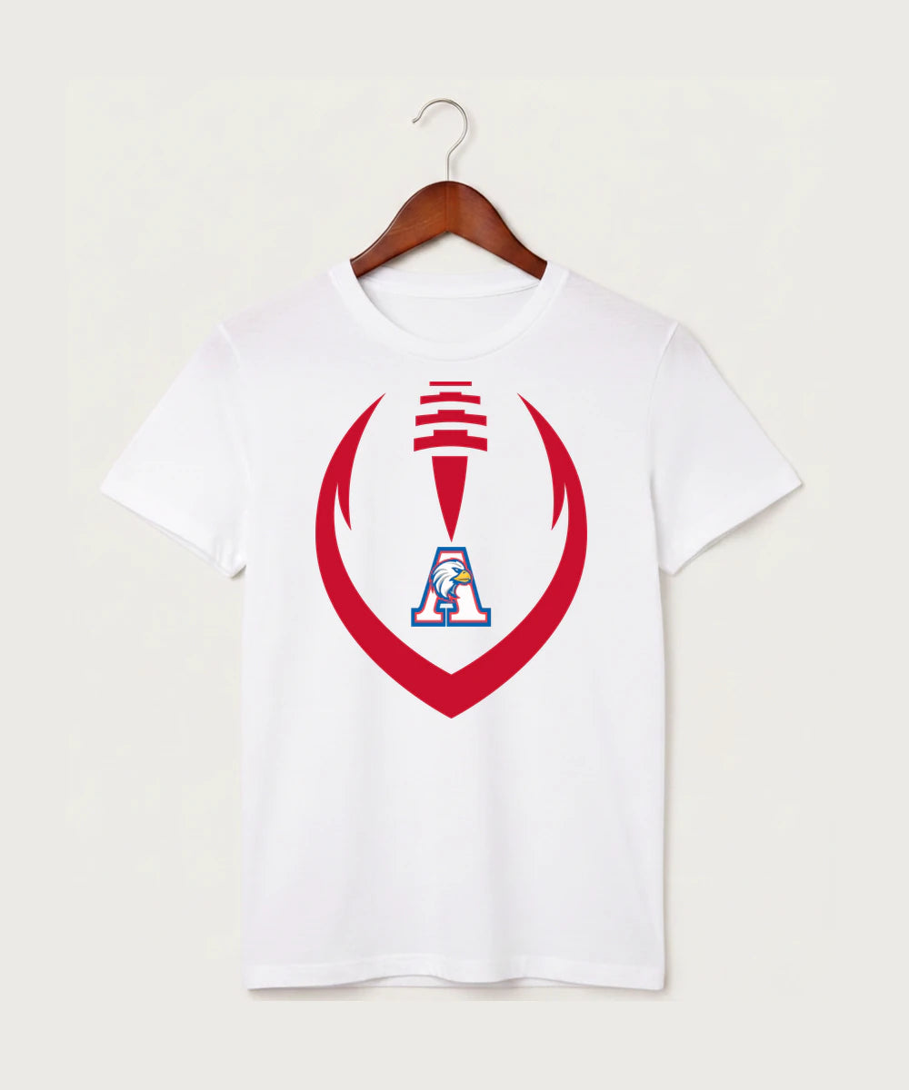Apollo High School Football (Boys) - White T-Shirt - Full Front