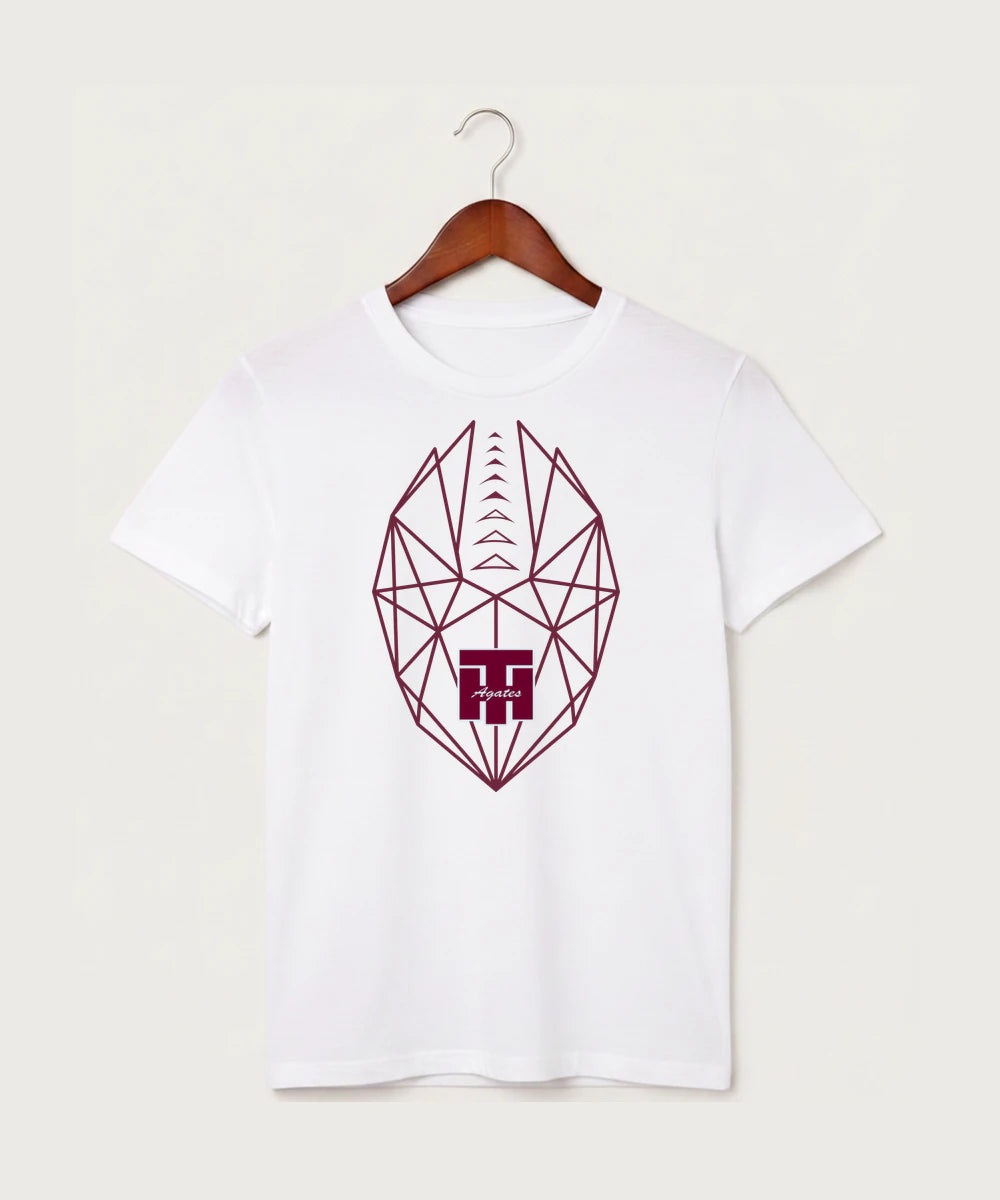 Two Harbors High School Football (Boys) - White T-Shirt - Full Front