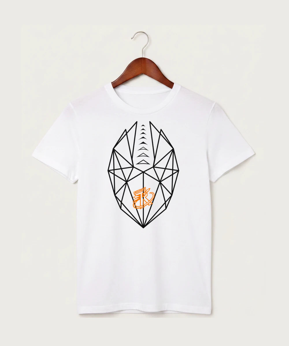 Underwood High School Football (Boys) - White T-Shirt - Full Front