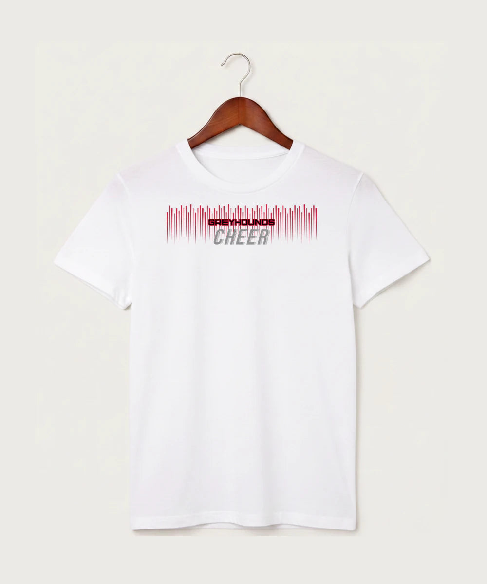 Duluth East High School Cheer (Coed) - White T-Shirt - Full Front