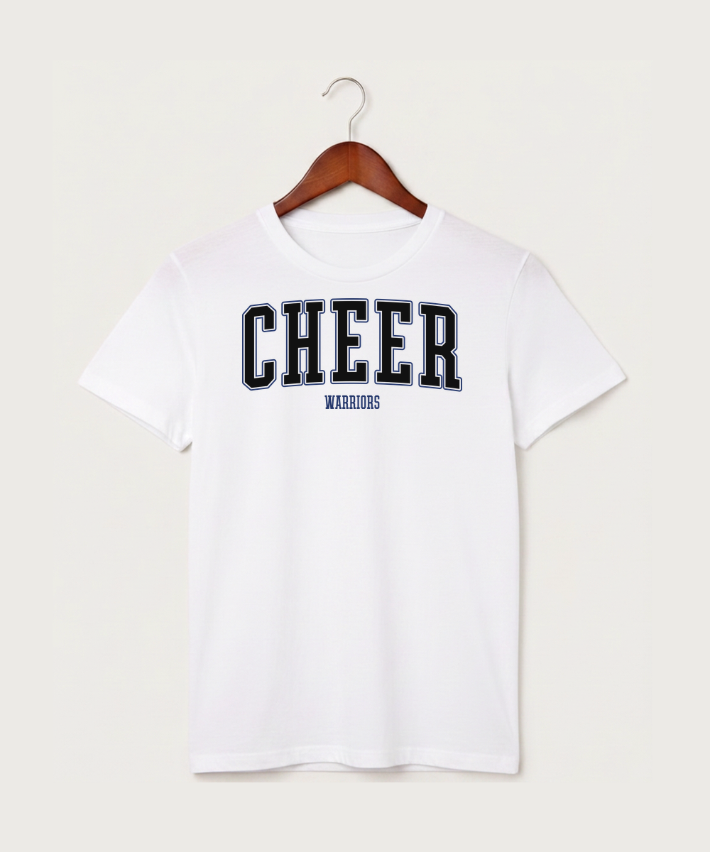 Wausau West High School Cheer - White T-Shirt - Full Front