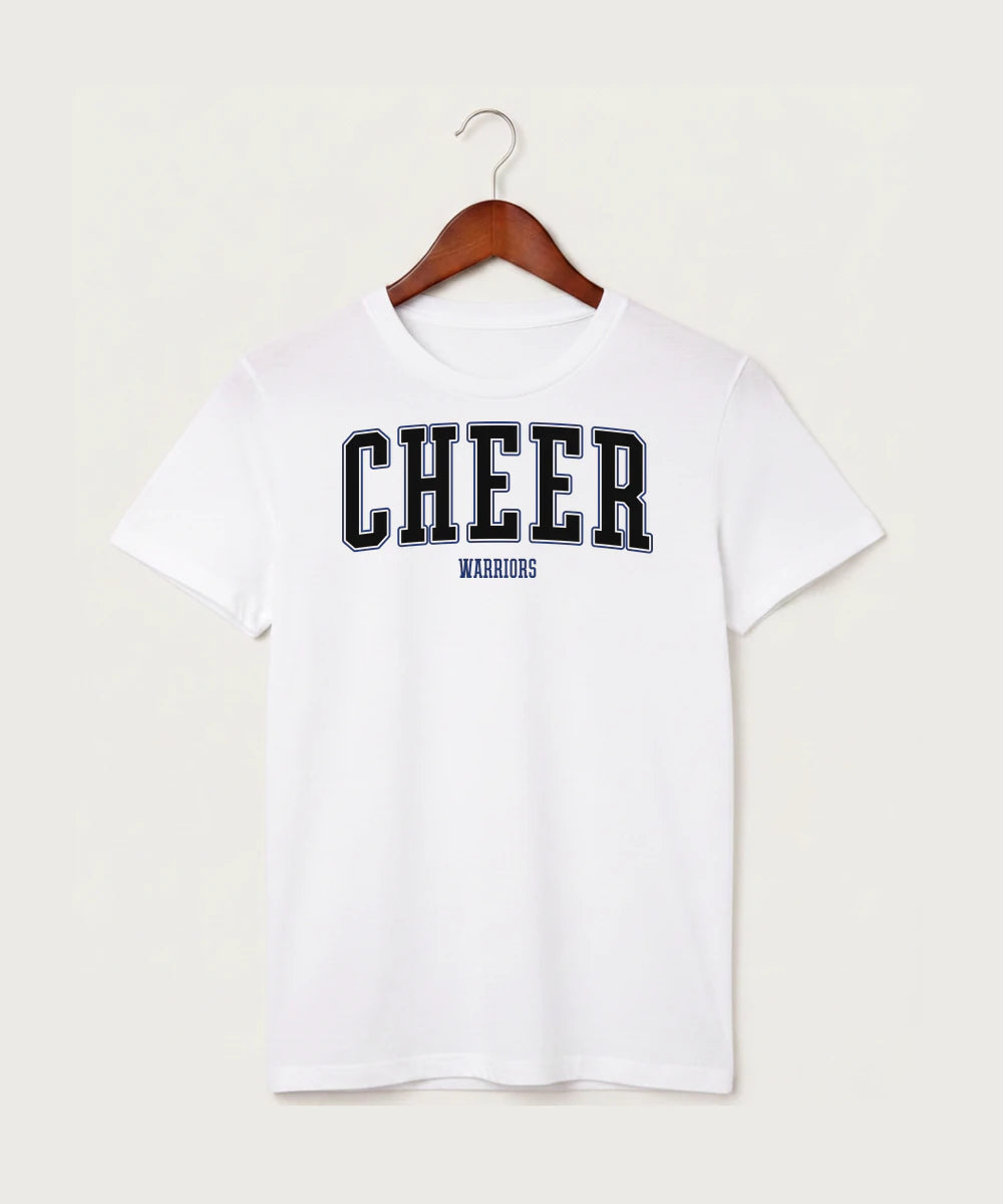 Wausau West High School Cheer - White T-Shirt - Full Front