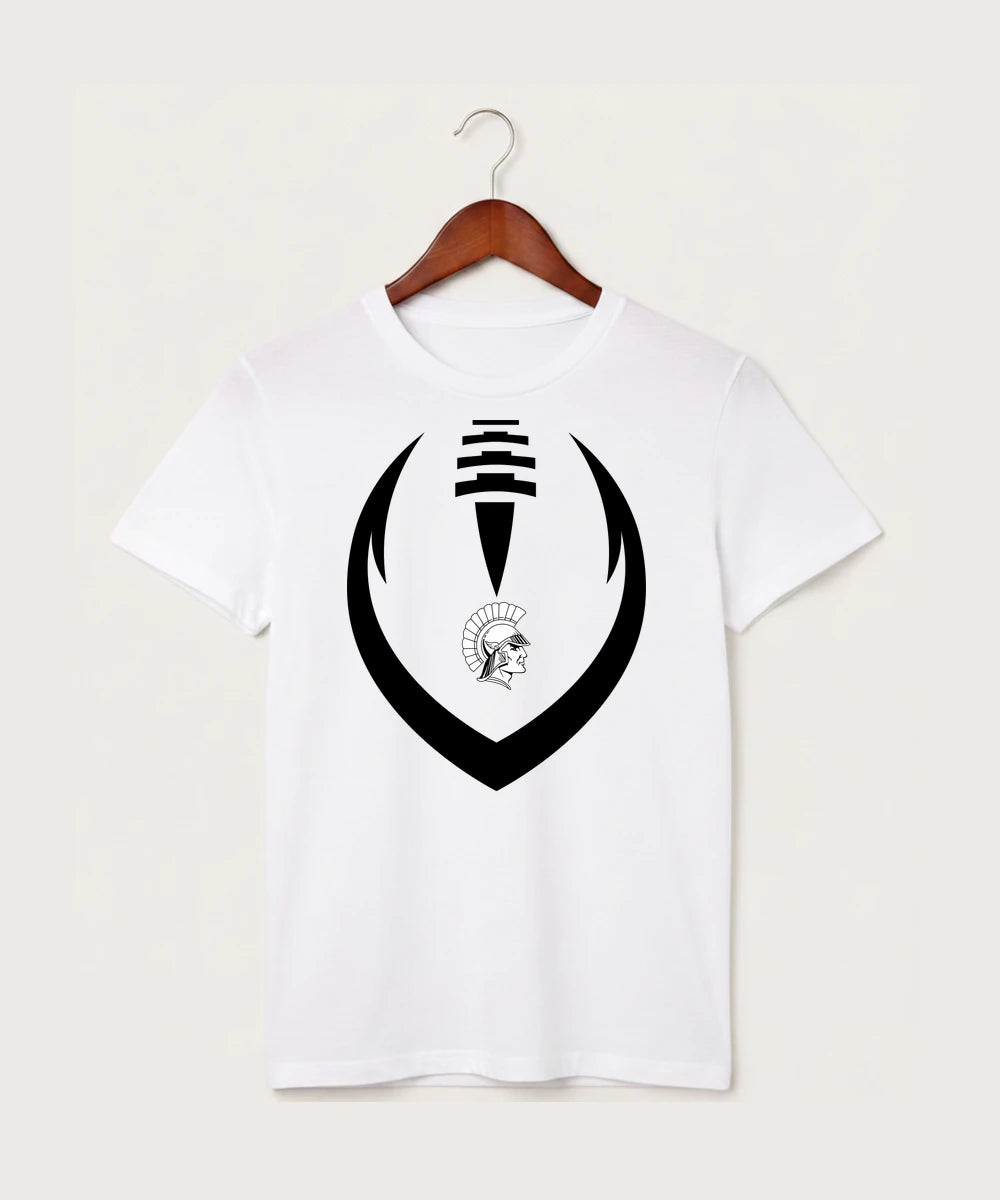 Wauwatosa West Football - White T-Shirt - Full Front