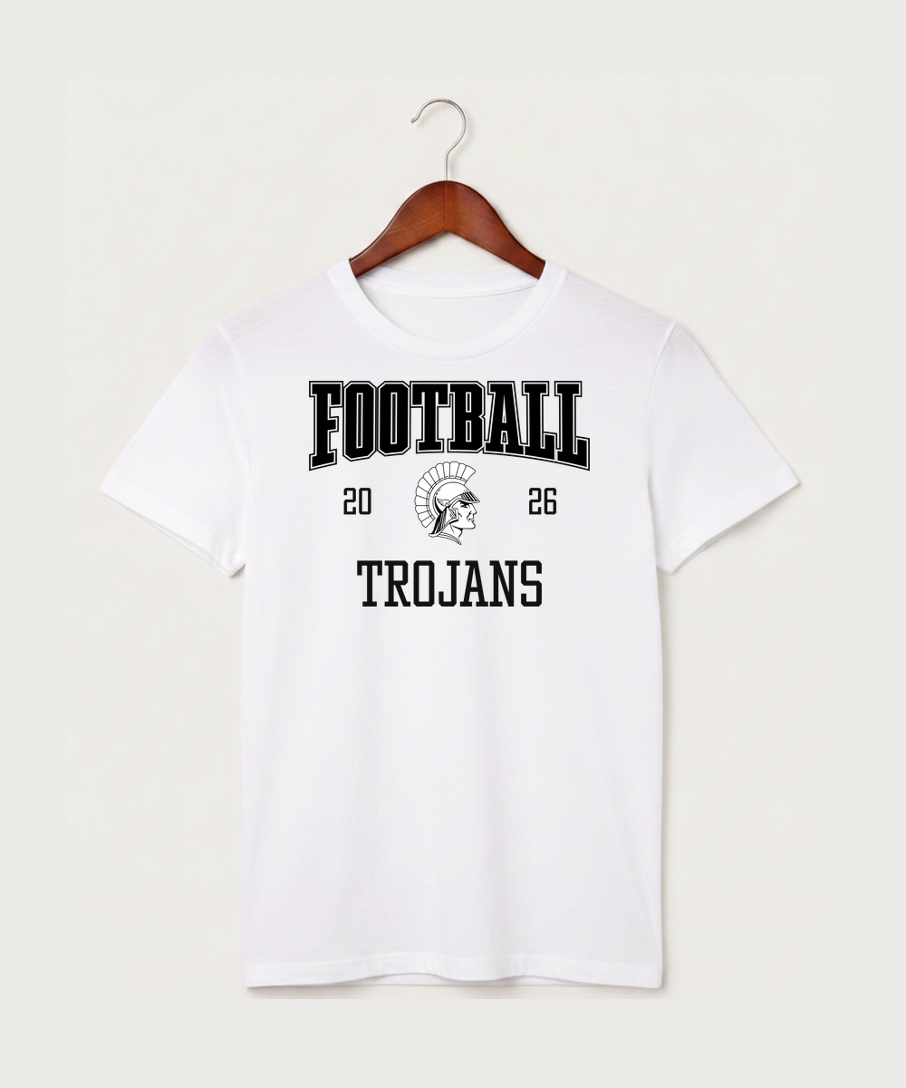 Wauwatosa West Football - White T-Shirt - Full Front