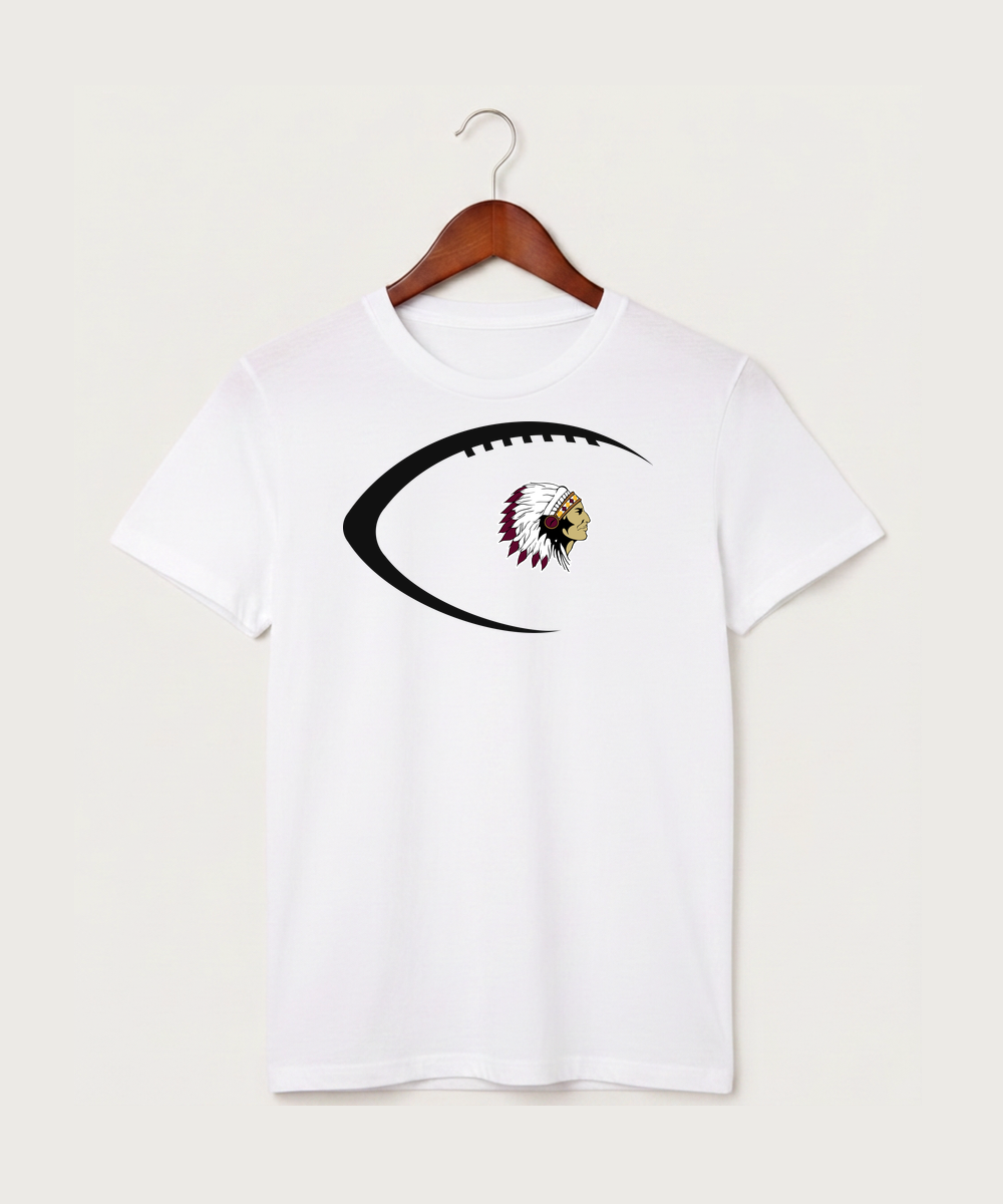 Stockton High School Football - White T-Shirt - Full Front