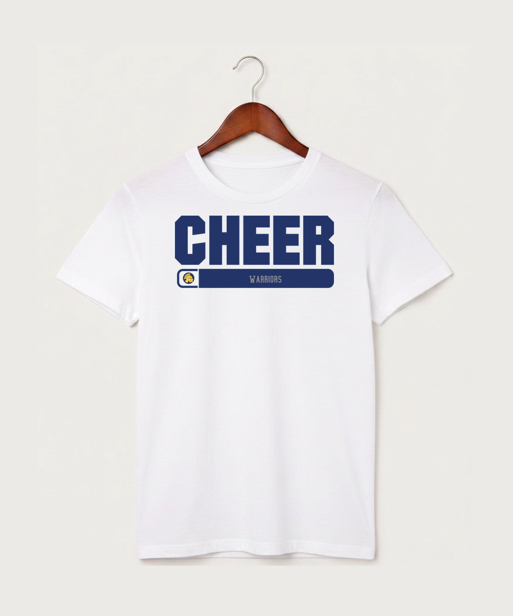 Wausau West High School Cheer - White T-Shirt - Full Front
