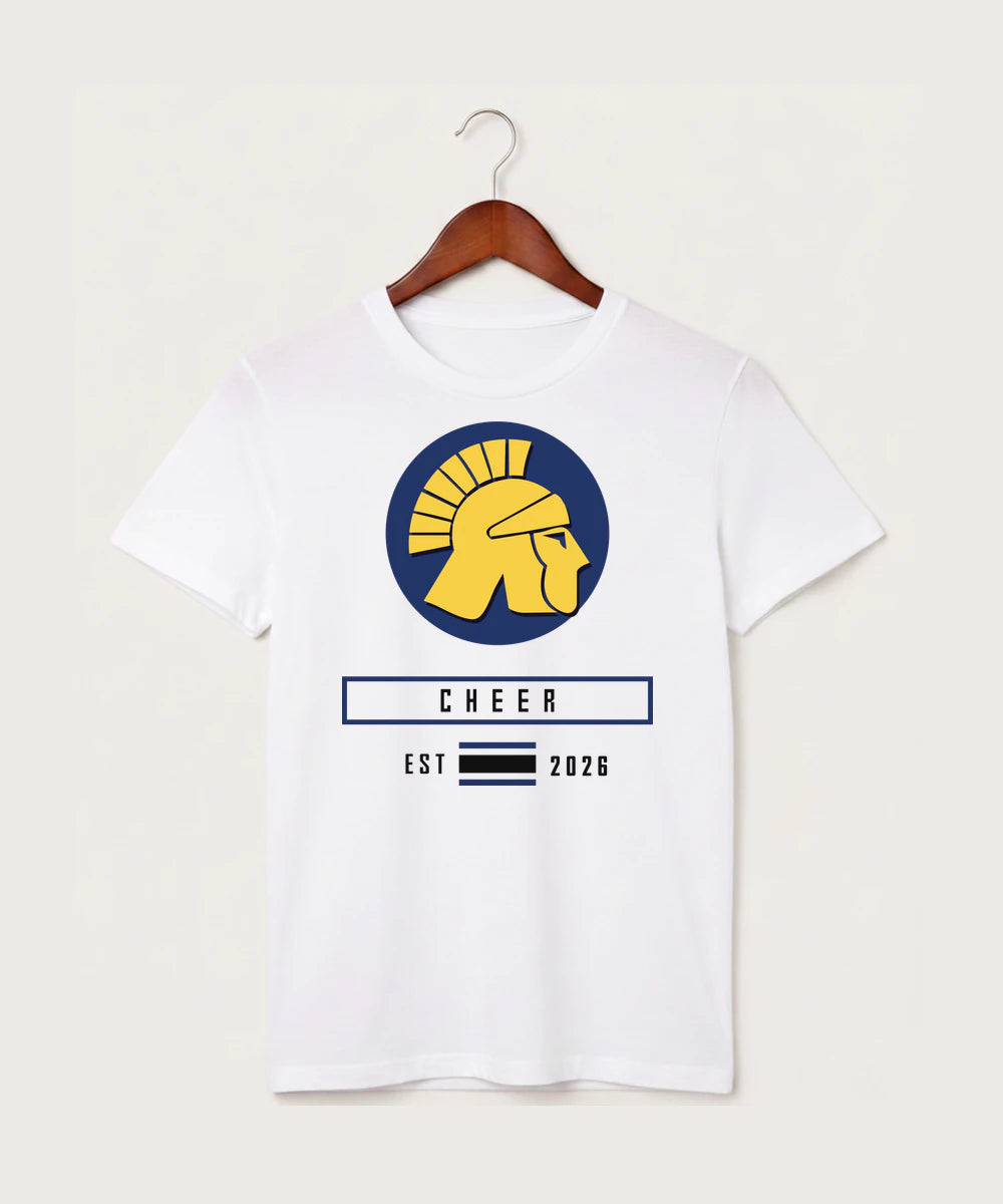 Wausau West High School Cheer - White T-Shirt - Full Front