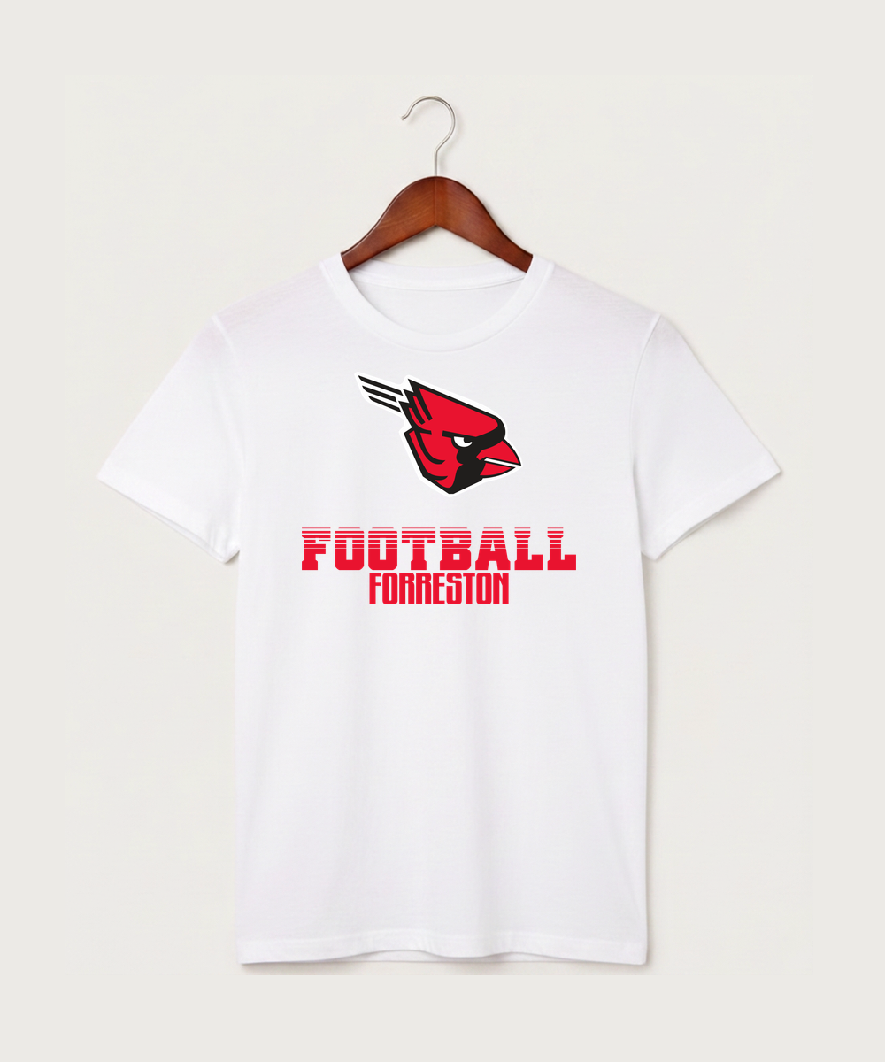 Forreston Football - White T-Shirt - Full Front