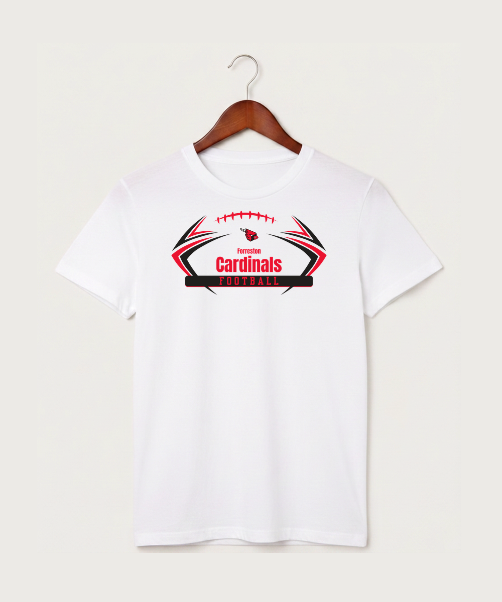 Forreston Football - White T-Shirt - Full Front