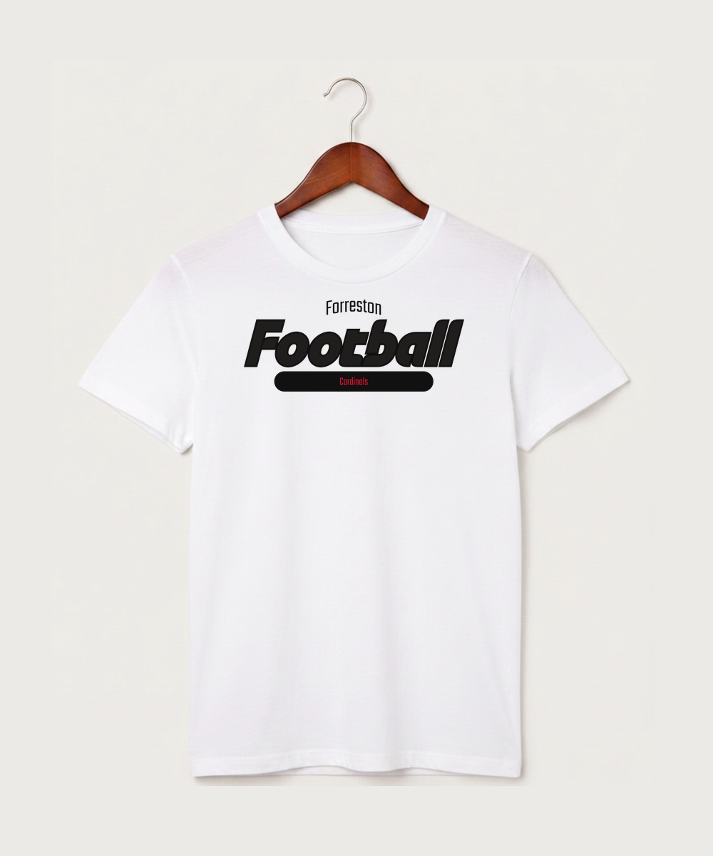 Forreston Football - White T-Shirt - Full Front