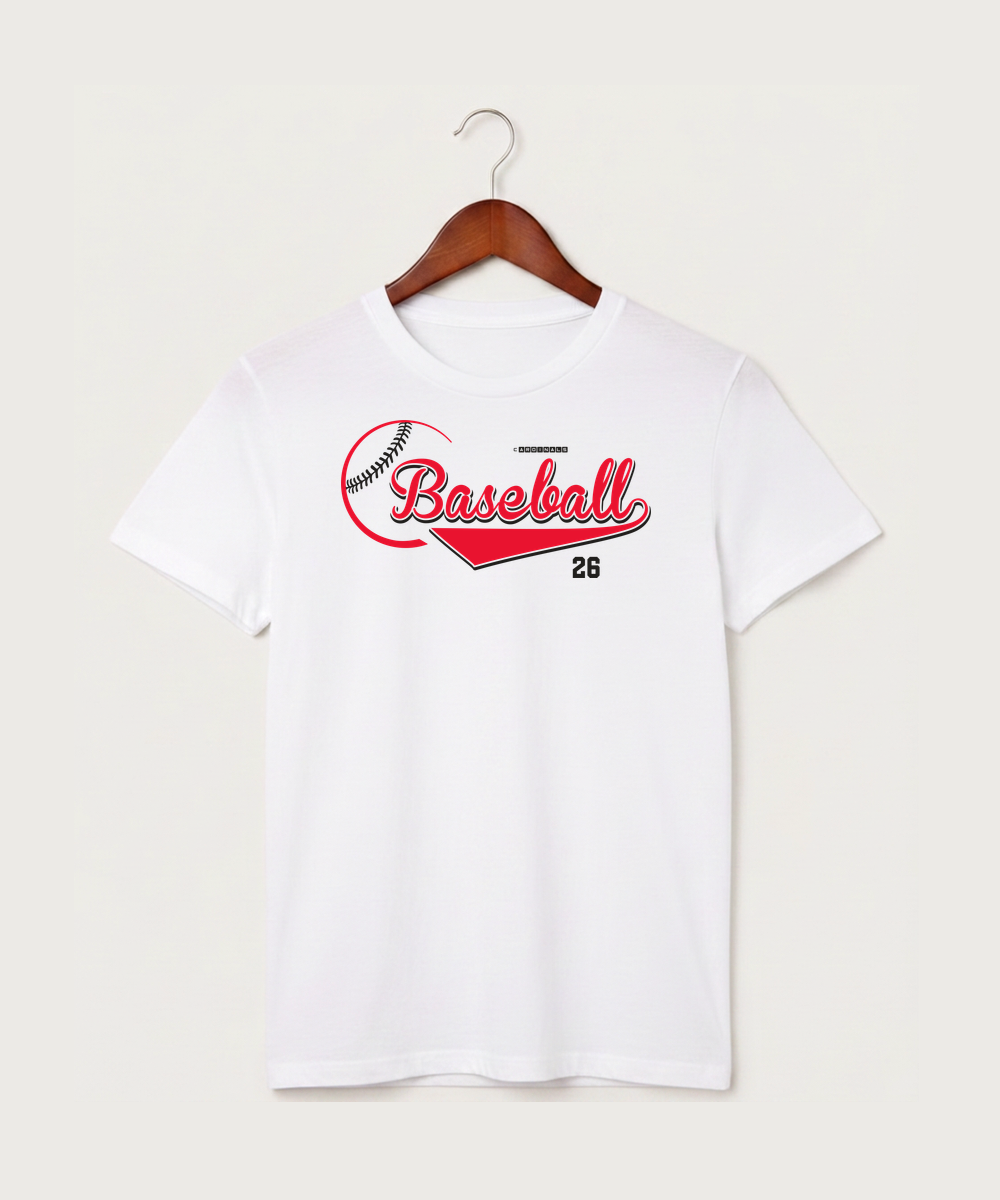 Forreston Baseball - White T-Shirt - Full Front