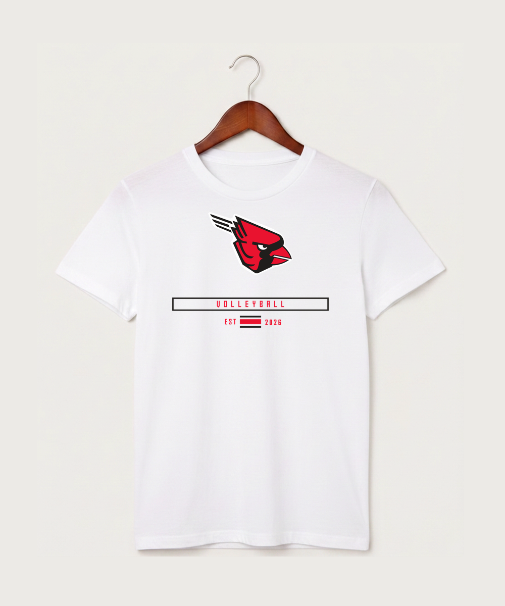 Forreston Volleyball - White T-Shirt - Full Front