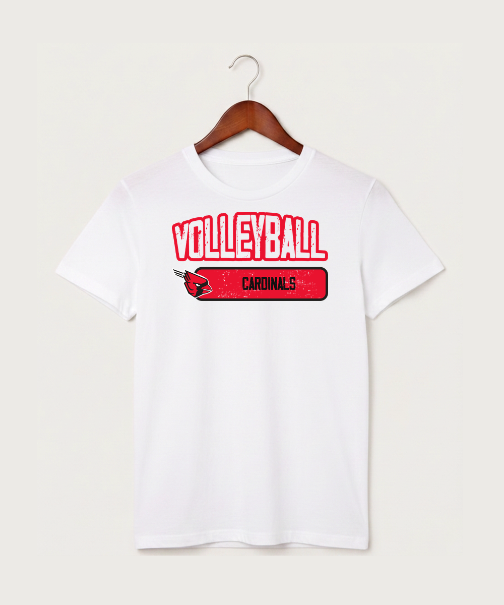 Forreston Volleyball - White T-Shirt - Full Front