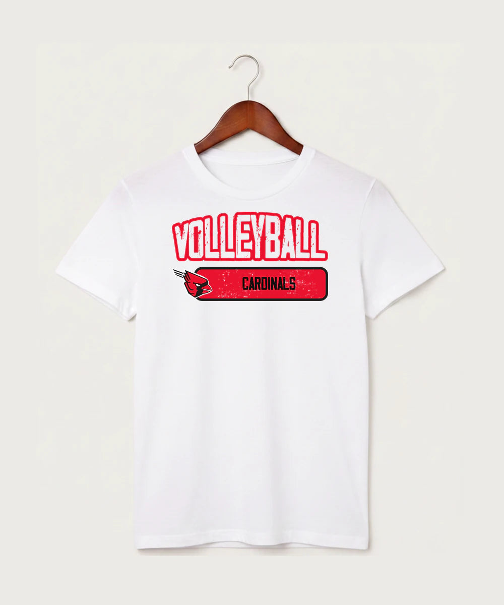 Forreston Volleyball - White T-Shirt - Full Front