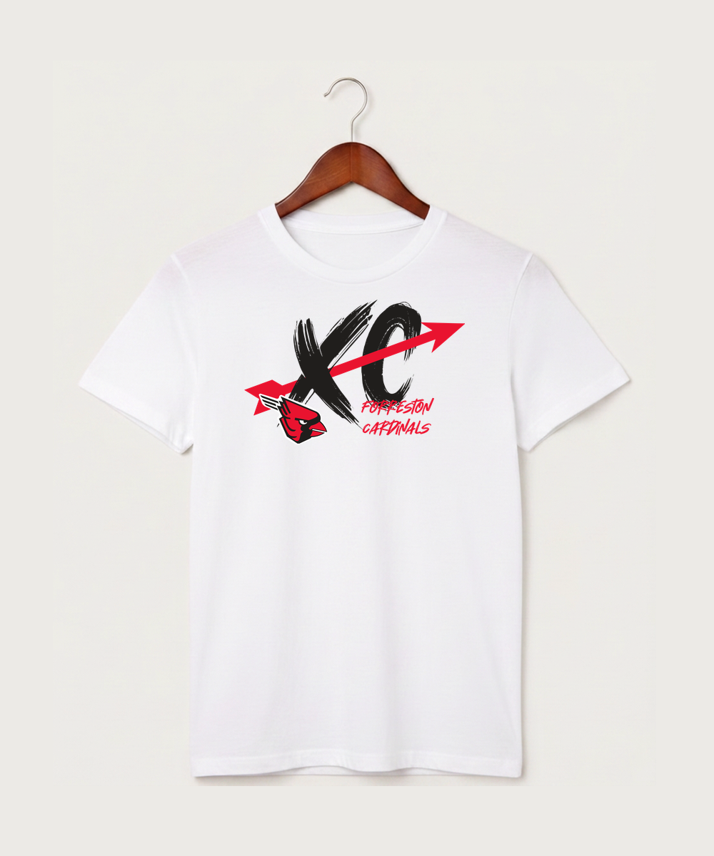 Forreston Cross Country - White T-Shirt - Full Front