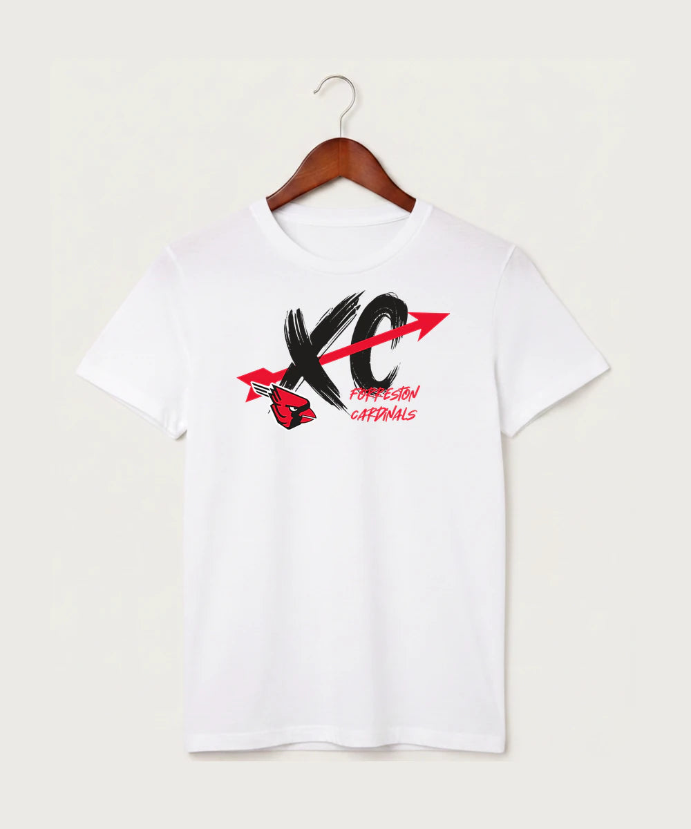 Forreston Cross Country - White T-Shirt - Full Front